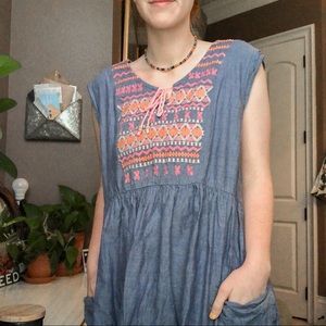 EARTHBOUND Embroidered Shirt/Dress